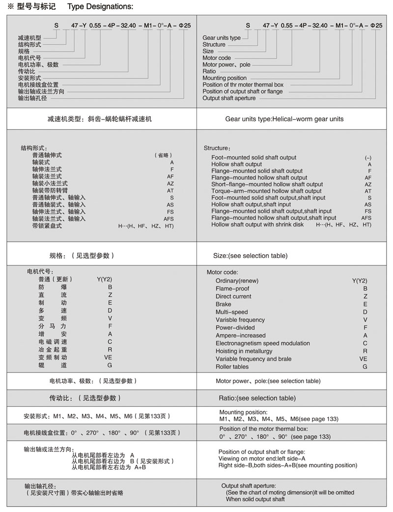 天津減速電機(jī)廠家——S斜齒輪蝸輪蝸桿減速電機(jī)